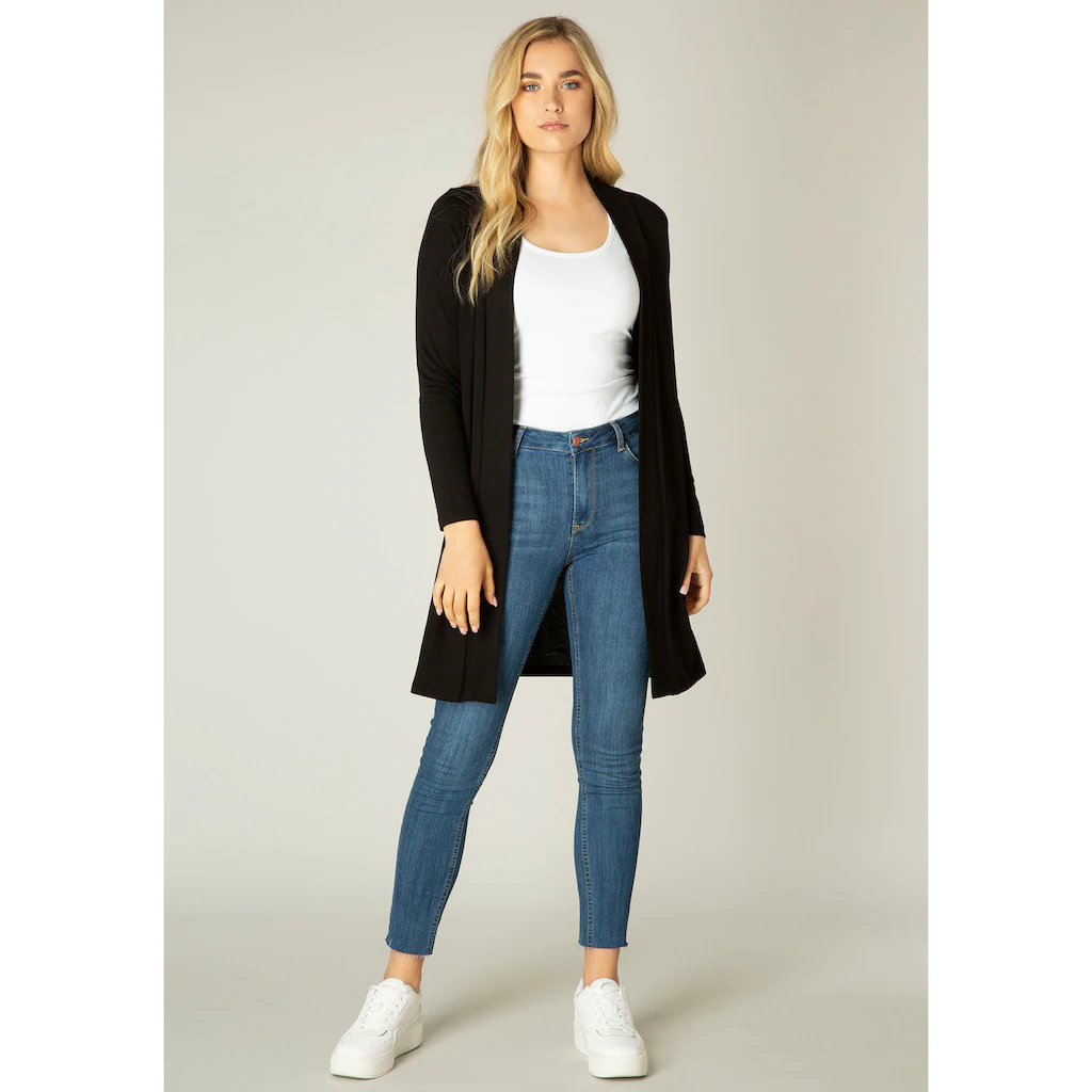 Base Level Longstrickjacke »Yayla Long« Ohne Verschluss