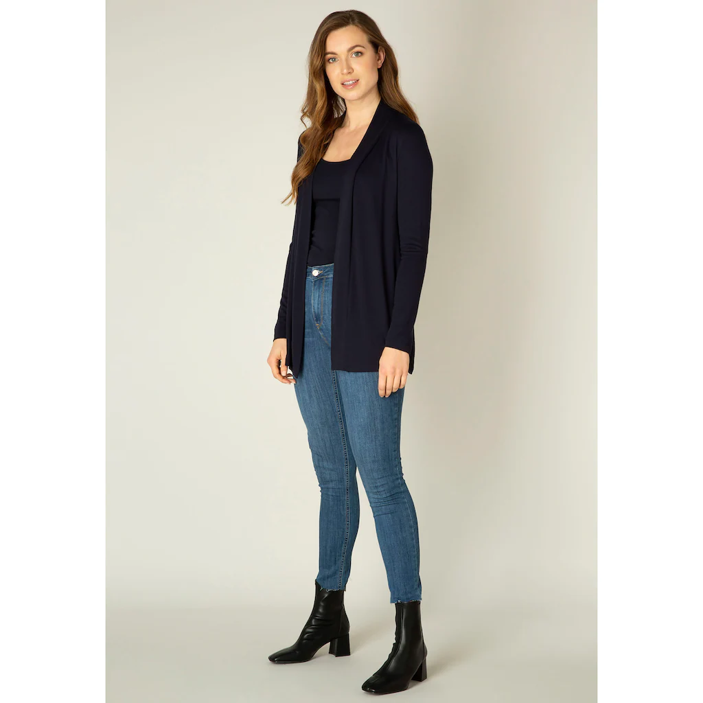 Base Level Strickjacke »Yayla« In Elastischem Feinstrick