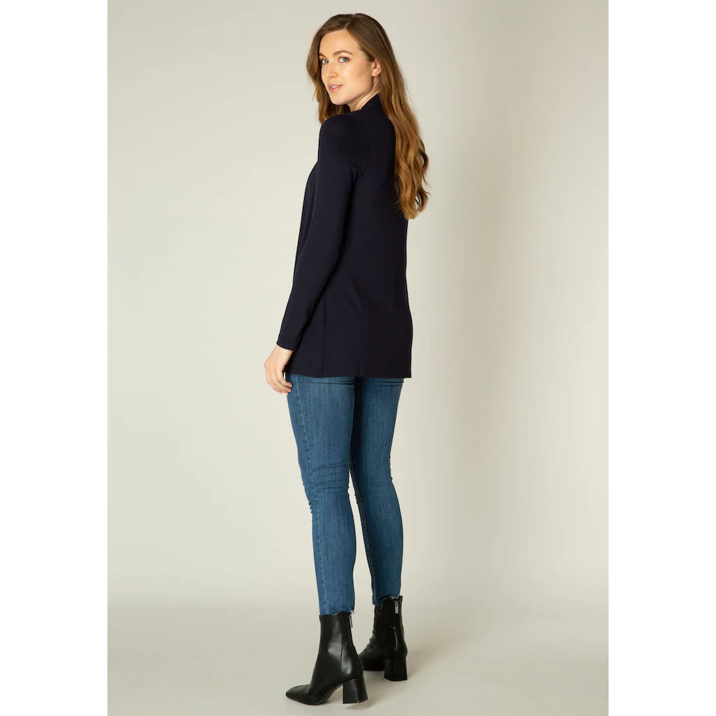 Base Level Strickjacke »Yayla« In Elastischem Feinstrick