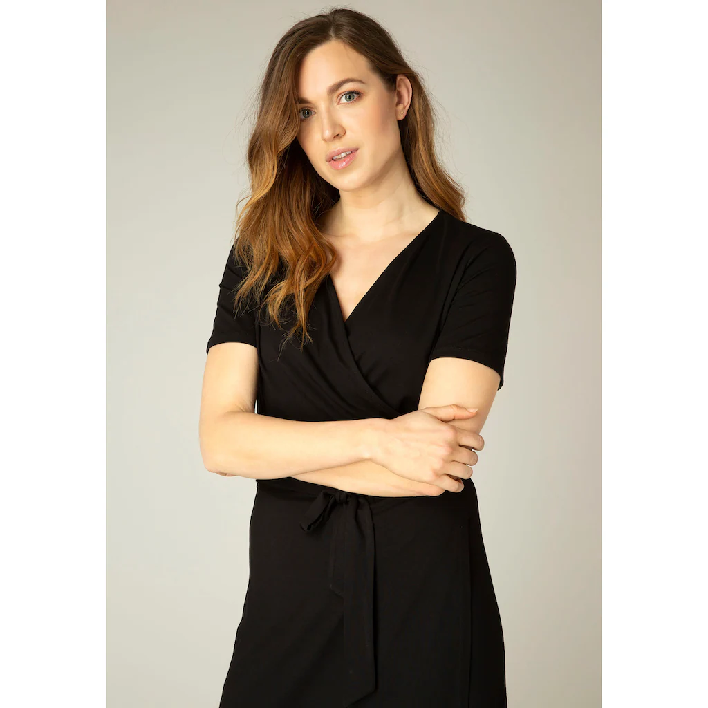 Base Level Wickelkleid »Yvie« In Bequemer Elastischer Qualität