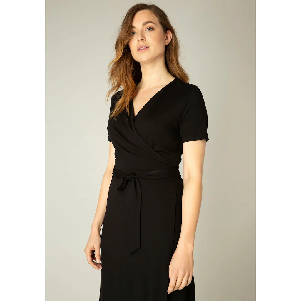 Base Level Wickelkleid »Yvie« In Bequemer Elastischer Qualität