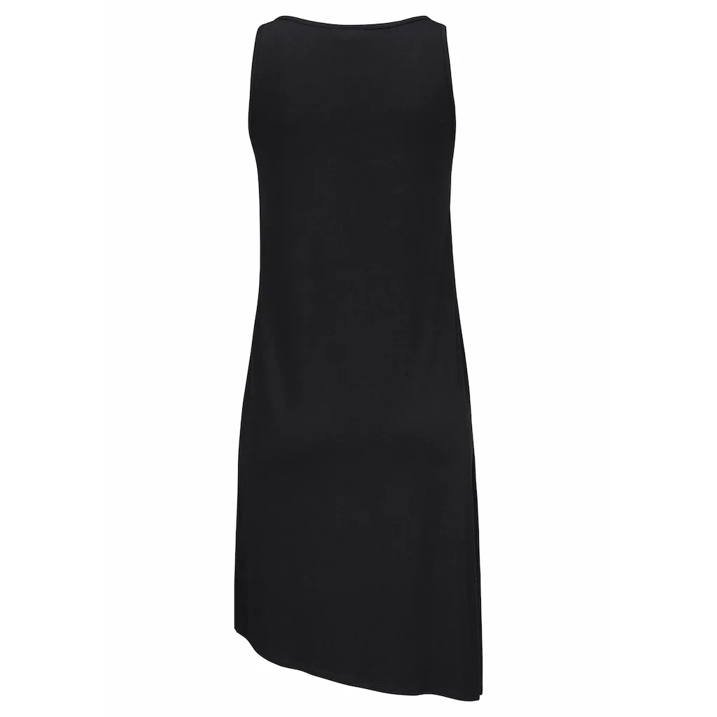 Beachtime Longtop Mit Asymmetrischem Saum Und Schlitz Sommerkleid Strandkleid