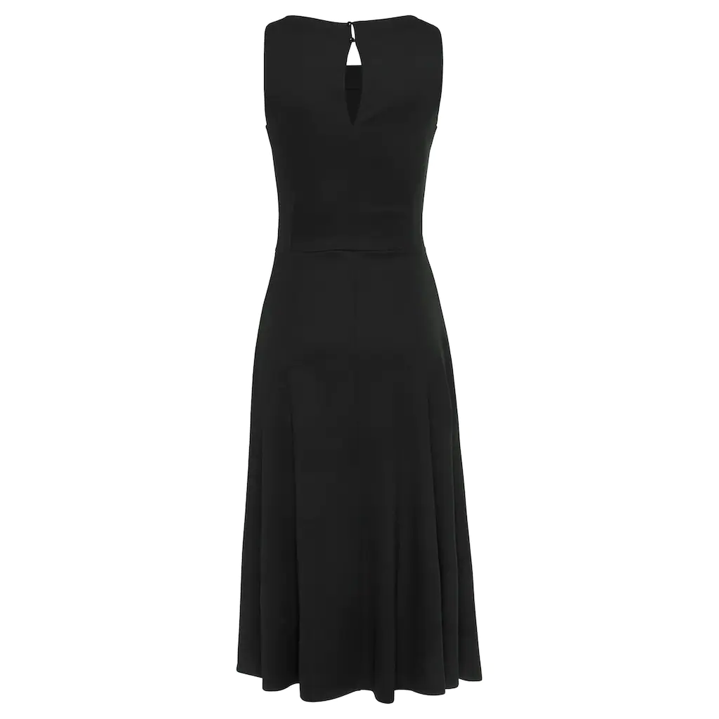 Beachtime Midikleid Elegantes Jerseykleid Basic A-Linien-Kleid