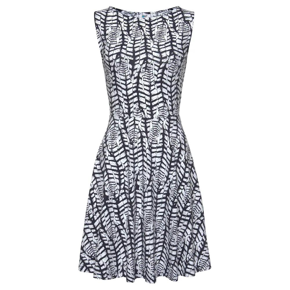 Beachtime Strandkleid Mit Alloverdruck Aus Leichter Baumwolle Sommerkleid Jerseykleid