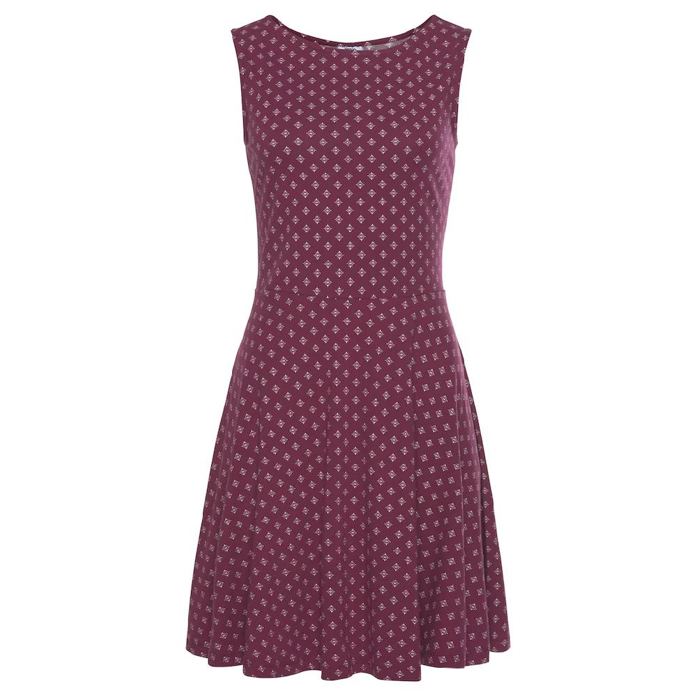 Beachtime Strandkleid Mit Alloverdruck Sommerkleid Aus Elastischer Baumwolle