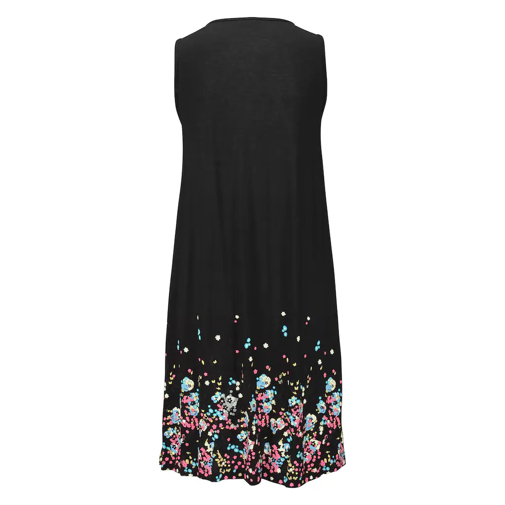 Beachtime Strandkleid Mit Blumenprint Minikleid Sommerkleid Strandkleid