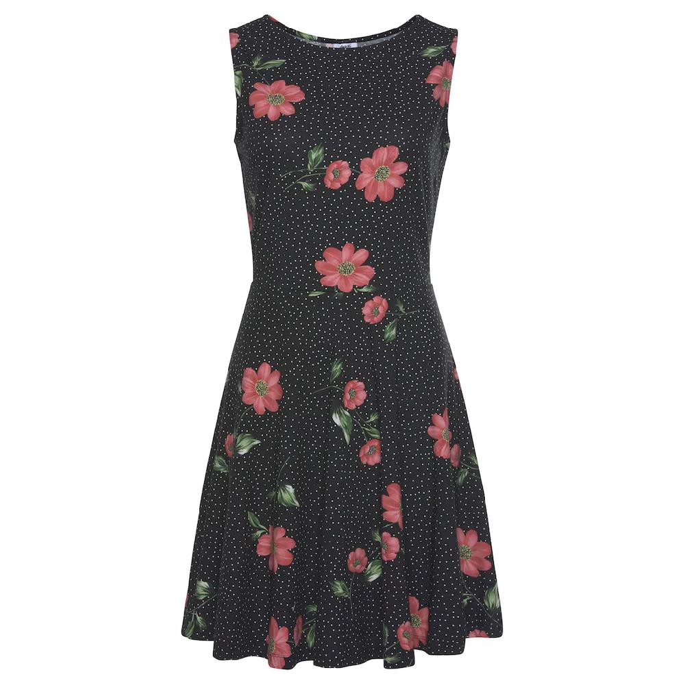 Beachtime Strandkleid Mit Dezenten Pünktchen Sommerkleid Aus Elastischer Baumwolle