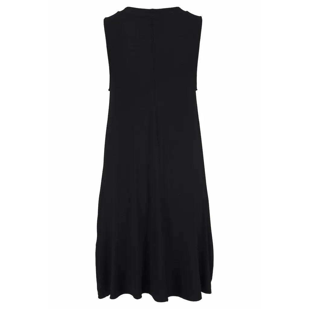 Beachtime Strandkleid Mit Modischem Ausschnitt Und Taschen Elegantes Sommerkleid Basic