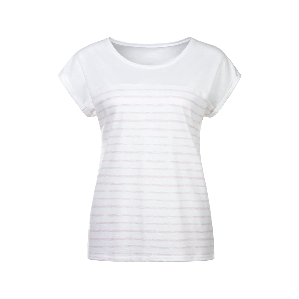 Beachtime T-Shirt »mit Streifendesign« Aus Weicher Baumwoll-Qualität