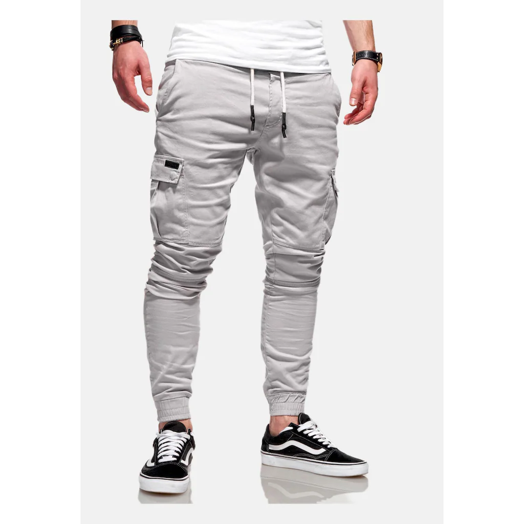 behype Cargohose »LANE« mit elastischem Bund ▷ bestellen