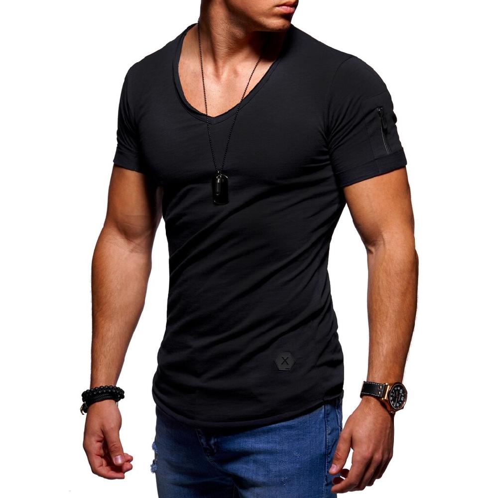 Behype T-Shirt »KANE« Mit Modernem V-Ausschnitt ▷ Kaufen