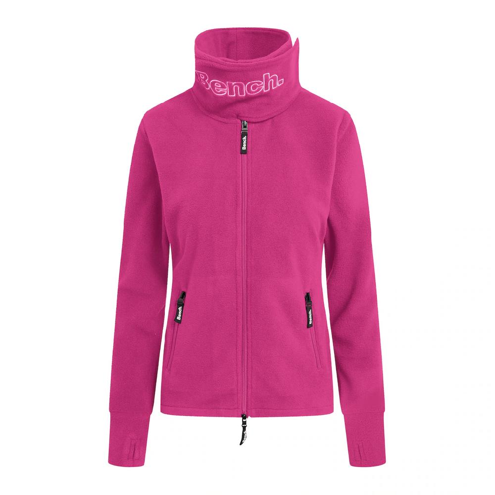 Bench. Fleecejacke »FUNNEL« (1 St.) Ohne Kapuze Mit Glitzerstickerei