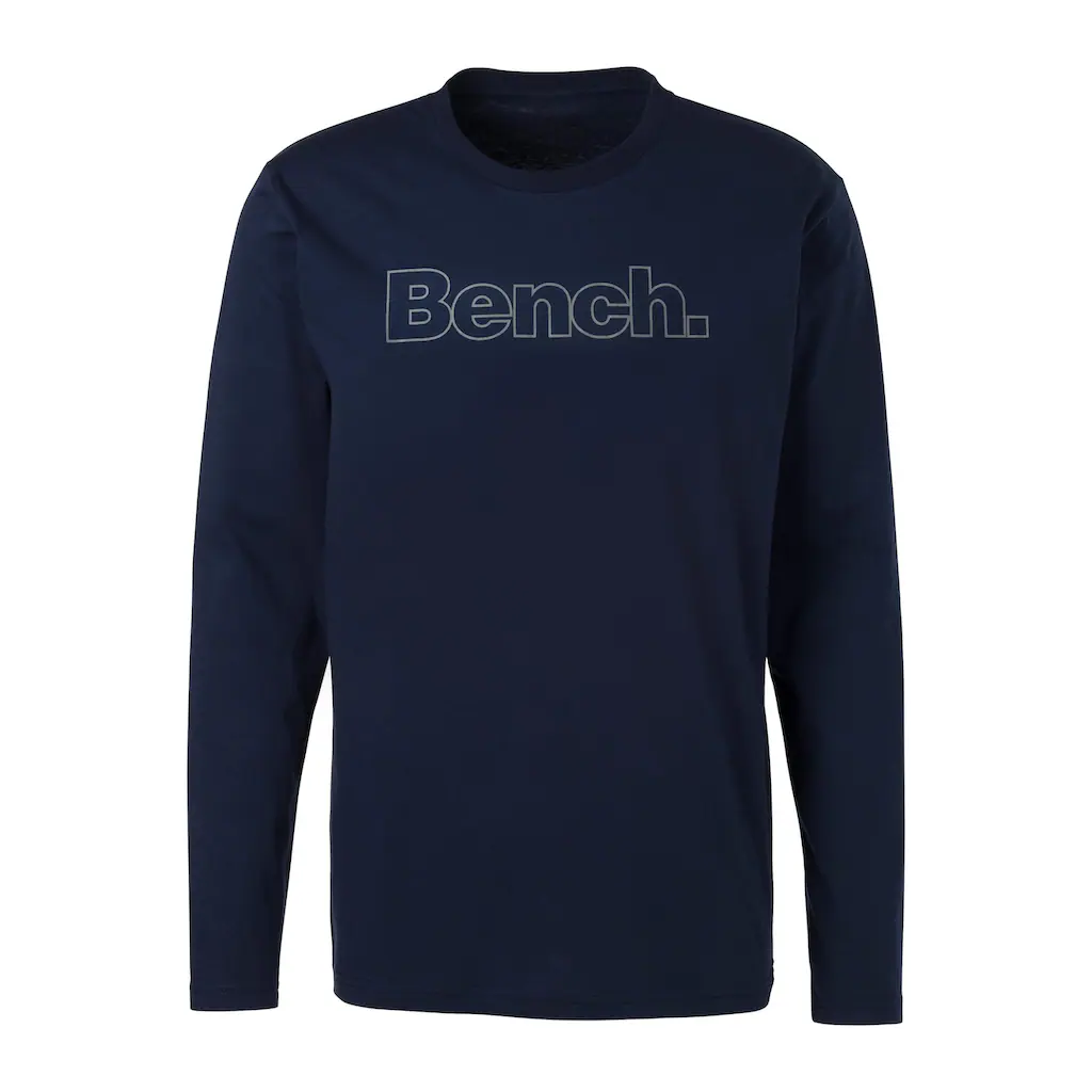 Bench. Loungewear Langarmshirt (2 Tlg.) Mit Bench. Print Vorn