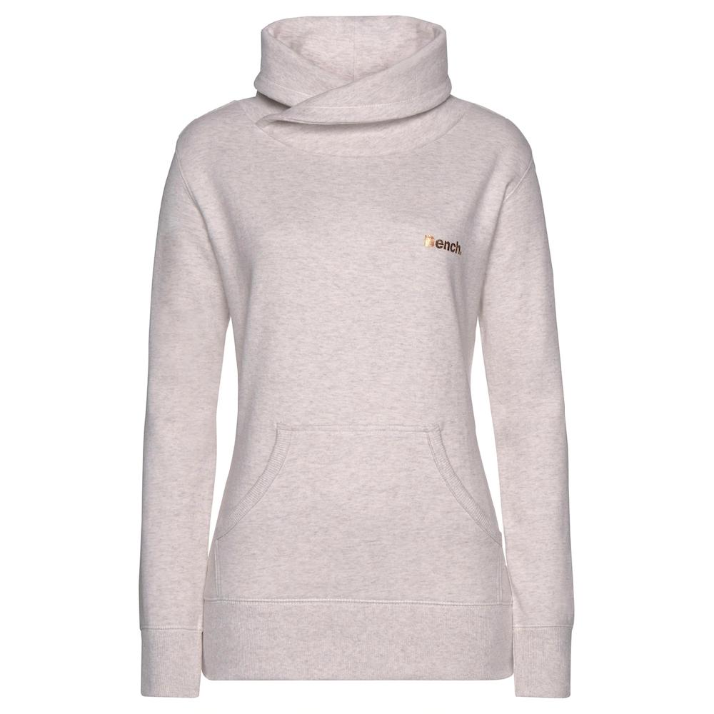Bench. Loungewear Longsweatshirt Mit Stehkragen In Layeroptik Und Kängurutasche Loungewear