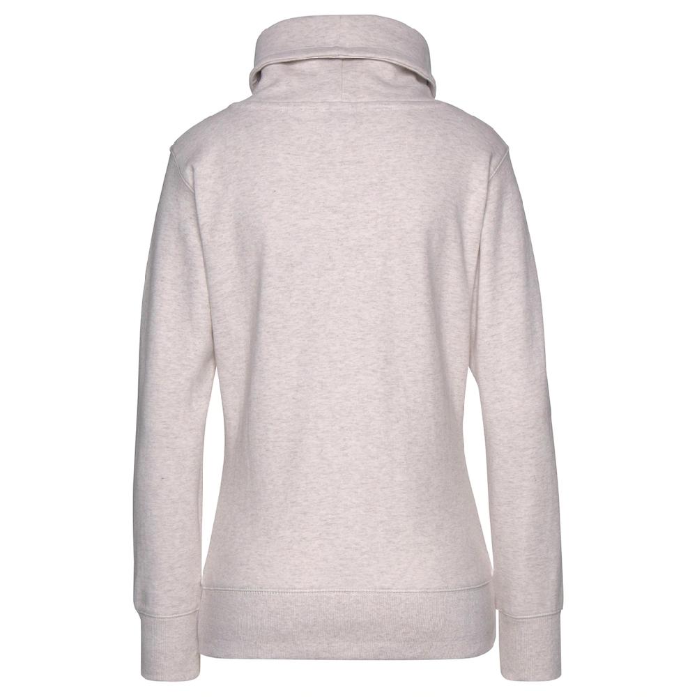 Bench. Loungewear Longsweatshirt Mit Stehkragen In Layeroptik Und Kängurutasche Loungewear
