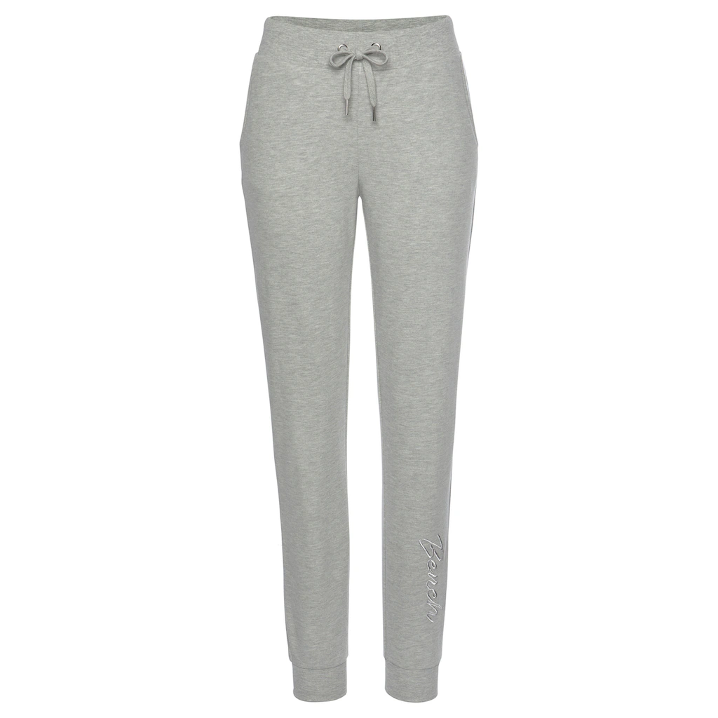 Bench. Loungewear Relaxhose Mit Glänzender Logostickerei Loungeanzug