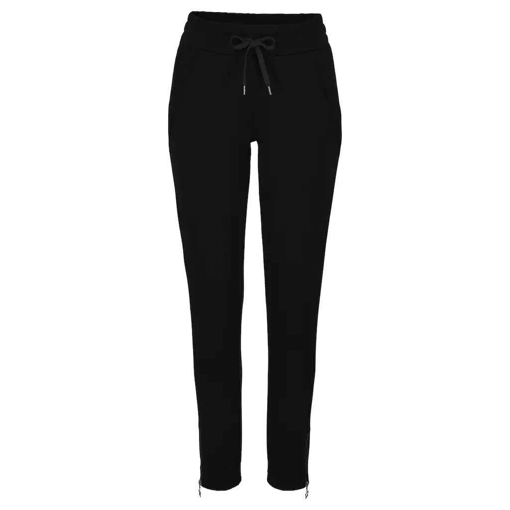 Bench. Loungewear Relaxhose Mit Schmalem Bein Und Zipper Am Saum Loungewear Loungeanzug