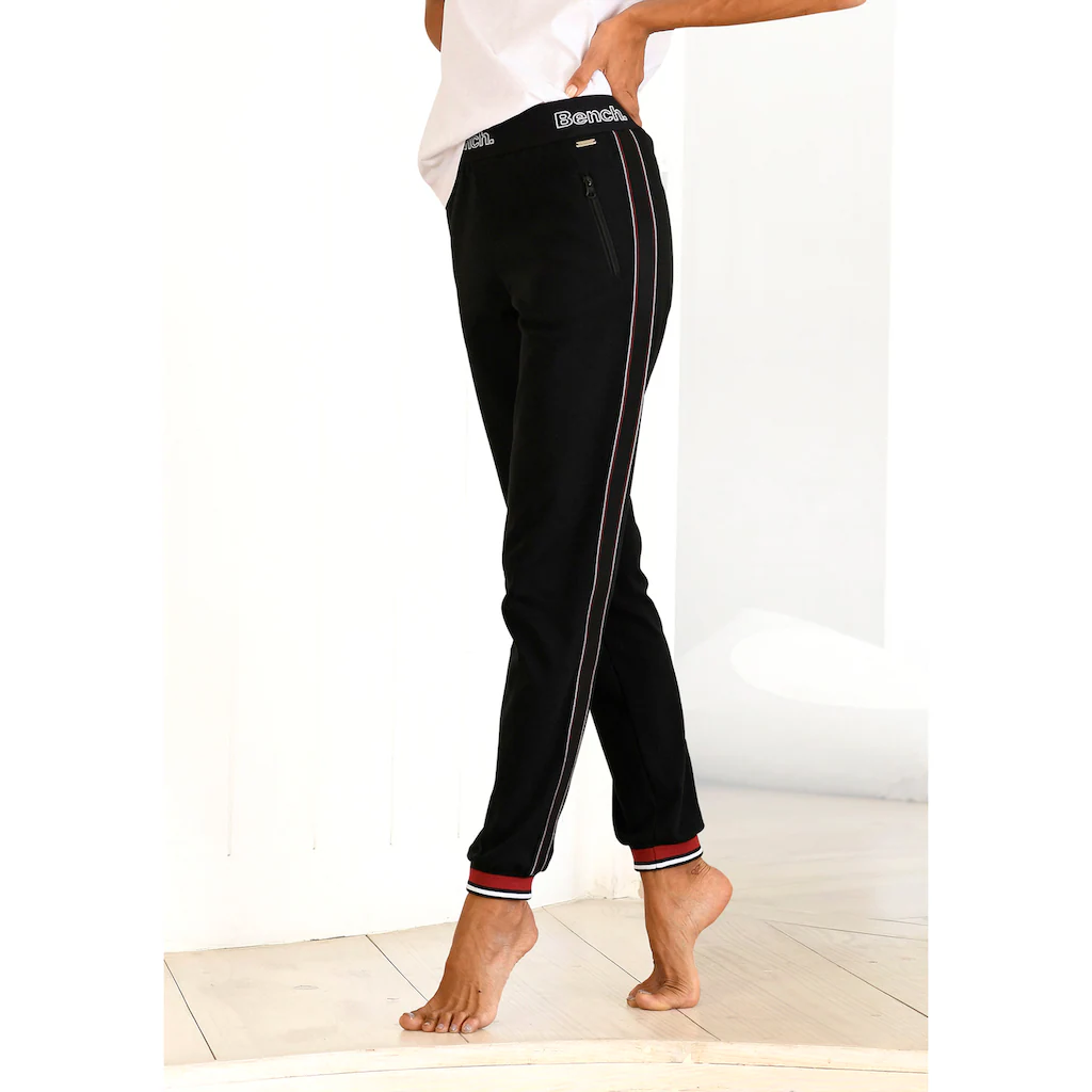 Bench. Loungewear Relaxhose mit Seitenstreifen Loungewear Loungeanzug
