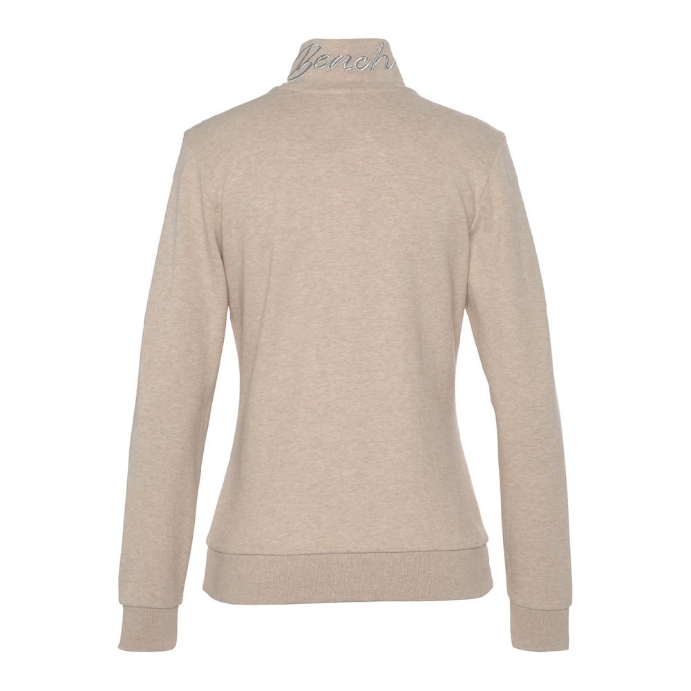 Bench. Loungewear Sweatjacke Mit Glänzender Logostickerei Am Stehkragen Loungewear