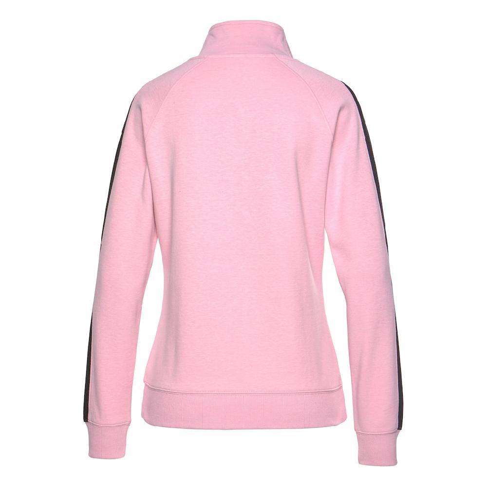 Bench. Loungewear Sweatjacke Mit Seitenstreifen Und Stehkragen Loungeanzug