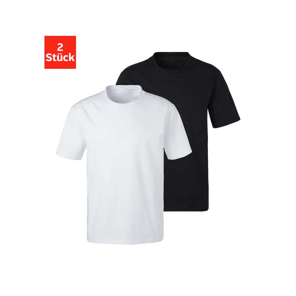Bench. Loungewear T-Shirt (2er-Pack) Basic in uni