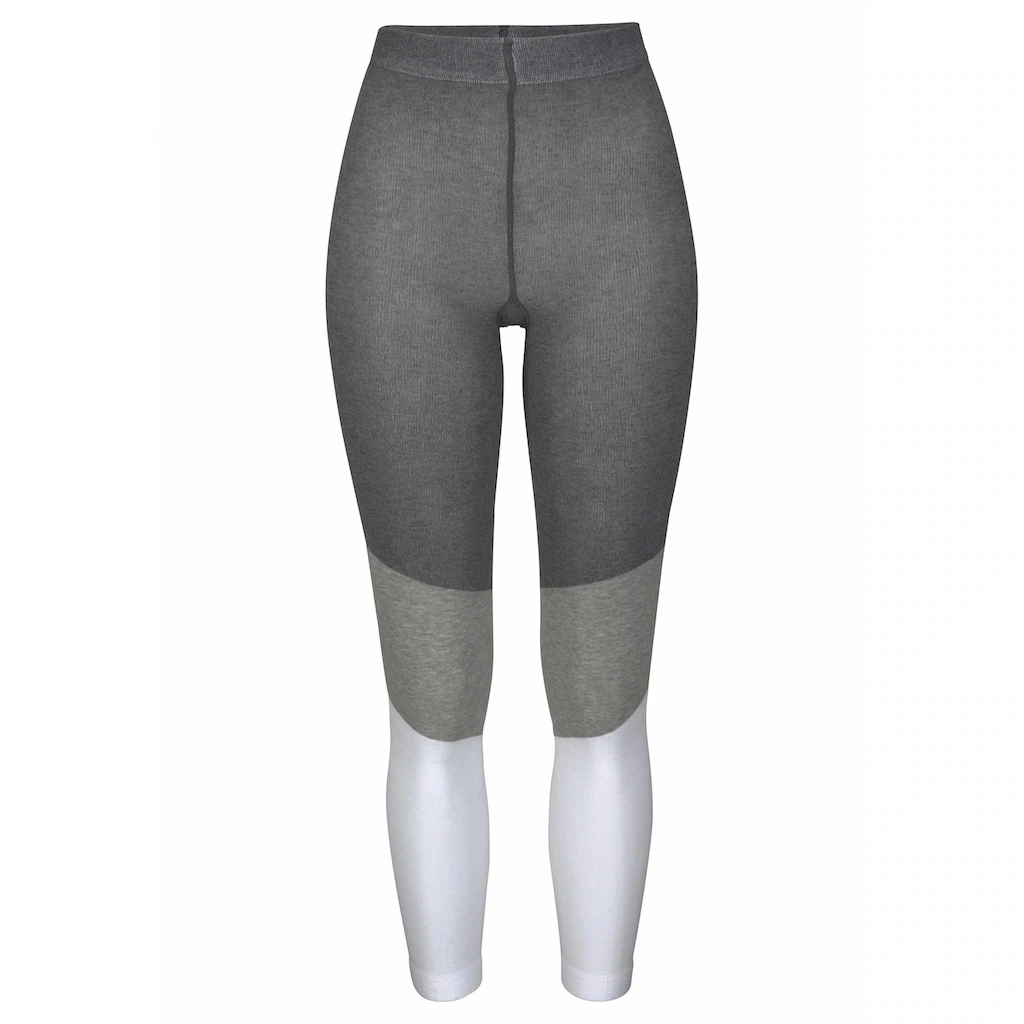 Bench. Strickleggings Im Sportiven Colorblockdesign