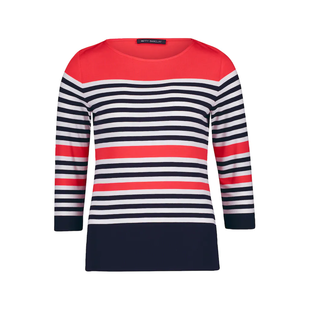 Betty Barclay 3/4-Arm-Shirt »Betty Barclay Basic Shirt Mit U-Boot-Ausschnitt« (1 Tlg.) Druck