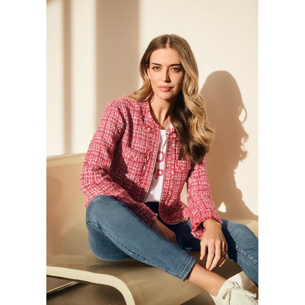 Betty Barclay Jackenblazer »Betty Barclay Blazer-Jacke Mit Fransen« Material