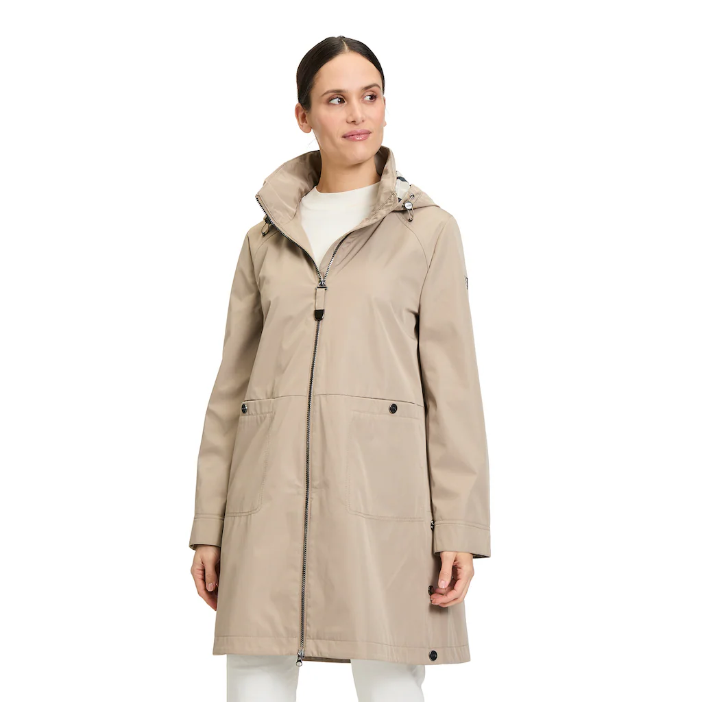 Betty Barclay Outdoorjacke »Betty Barclay Outdoorjacke mit abnehmbarer Kapuze« mit Kapuze