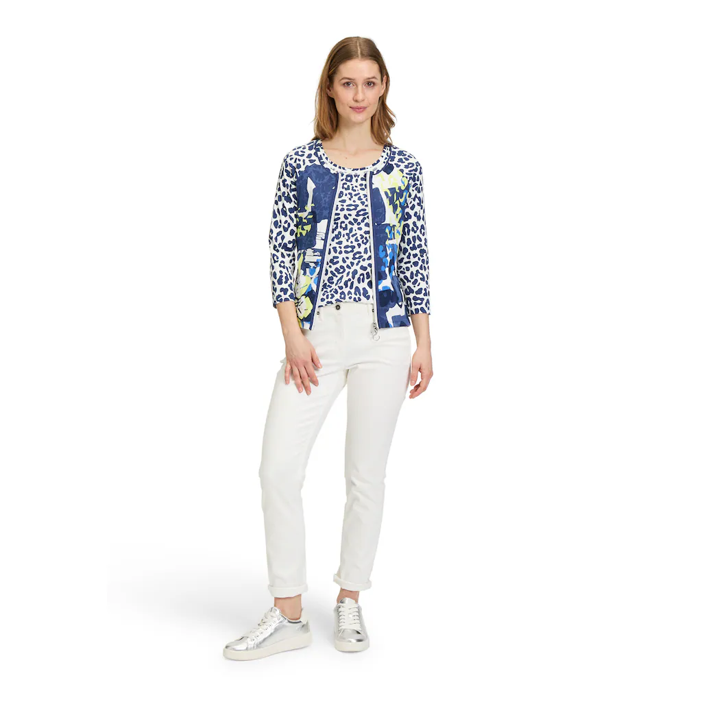 Betty Barclay Shirtjacke »Betty Barclay Shirtjacke Mit Rippenstruktur« (1 Tlg.) Druck