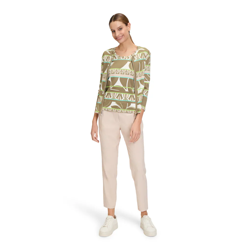 Betty Barclay Shirtjacke »Betty Barclay Shirtjacke Mit Rippenstruktur« (1 Tlg.) Material