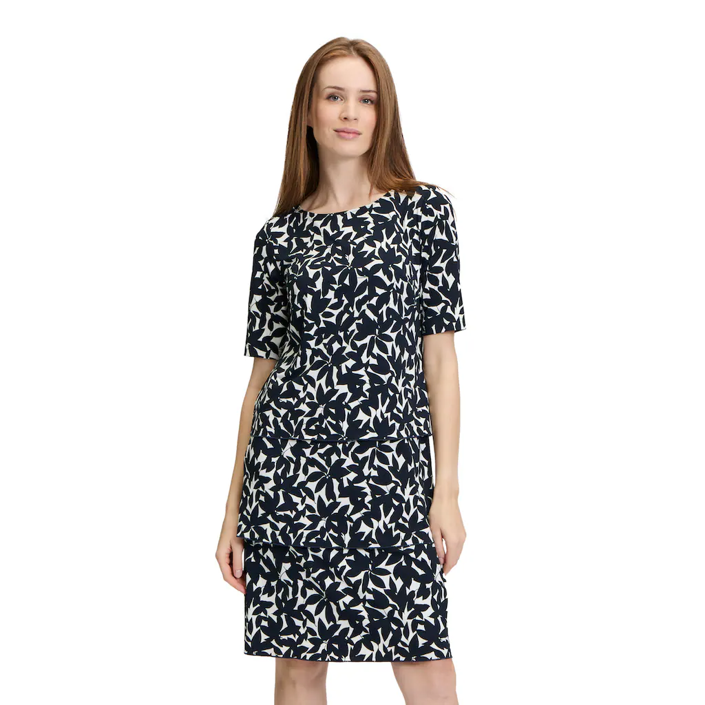Betty Barclay Sommerkleid »Betty Barclay Stufenkleid kurzarm« Druck