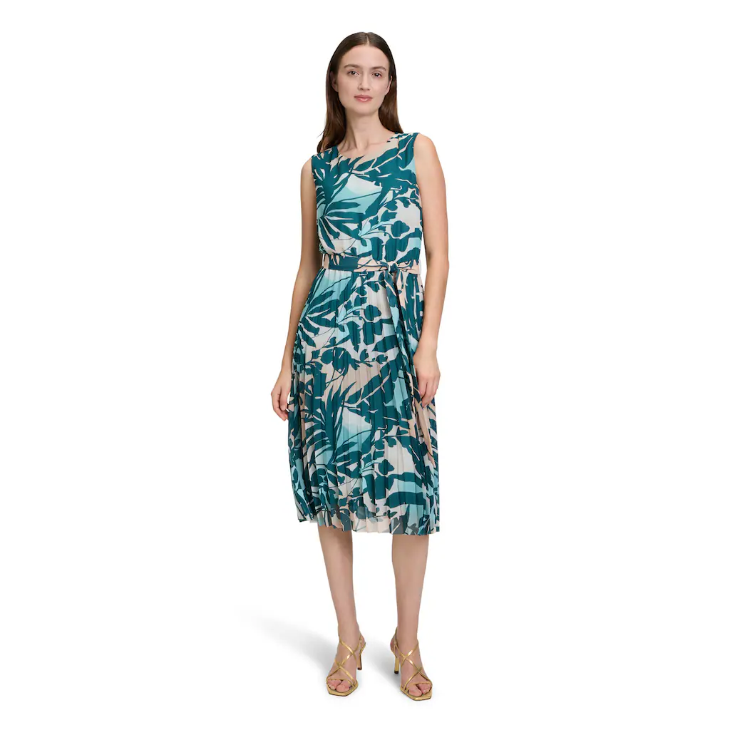 Betty&Co Chiffonkleid »Betty & Co Chiffonkleid mit Plissee« Plissee