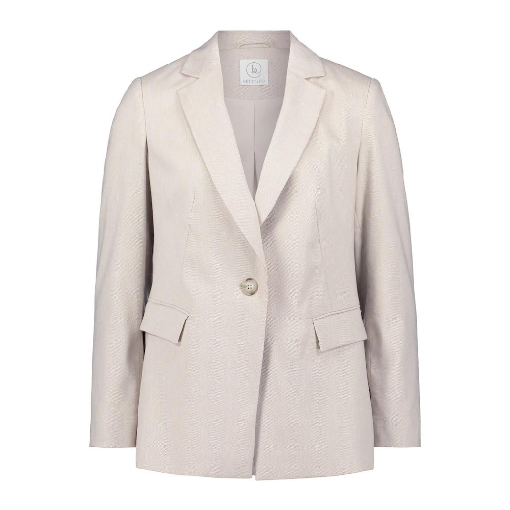 Betty&Co Longblazer »Betty & Co Businessblazer Mit Taschen« Nahtführung