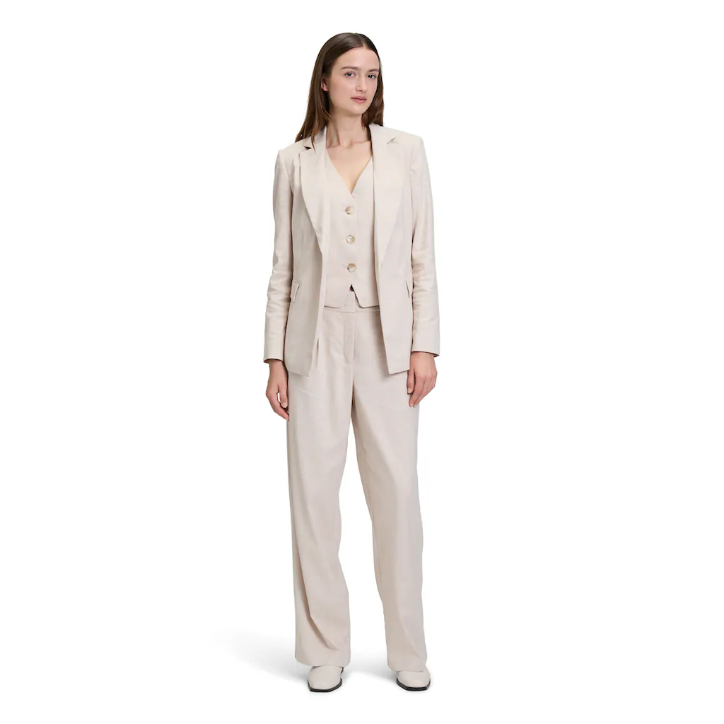Betty&Co Longblazer »Betty & Co Businessblazer Mit Taschen« Nahtführung