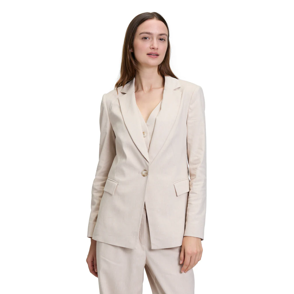 Betty&Co Longblazer »Betty & Co Businessblazer mit Taschen« Nahtführung