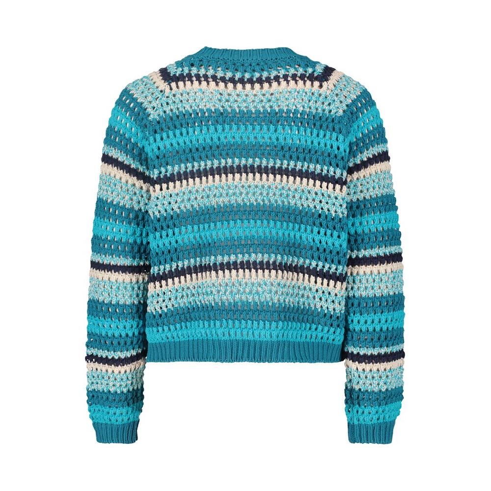 Betty&Co Strickpullover »Betty & Co Lochstrick-Pullover Mit Rippbündchen« (1 Tlg.) Struktur