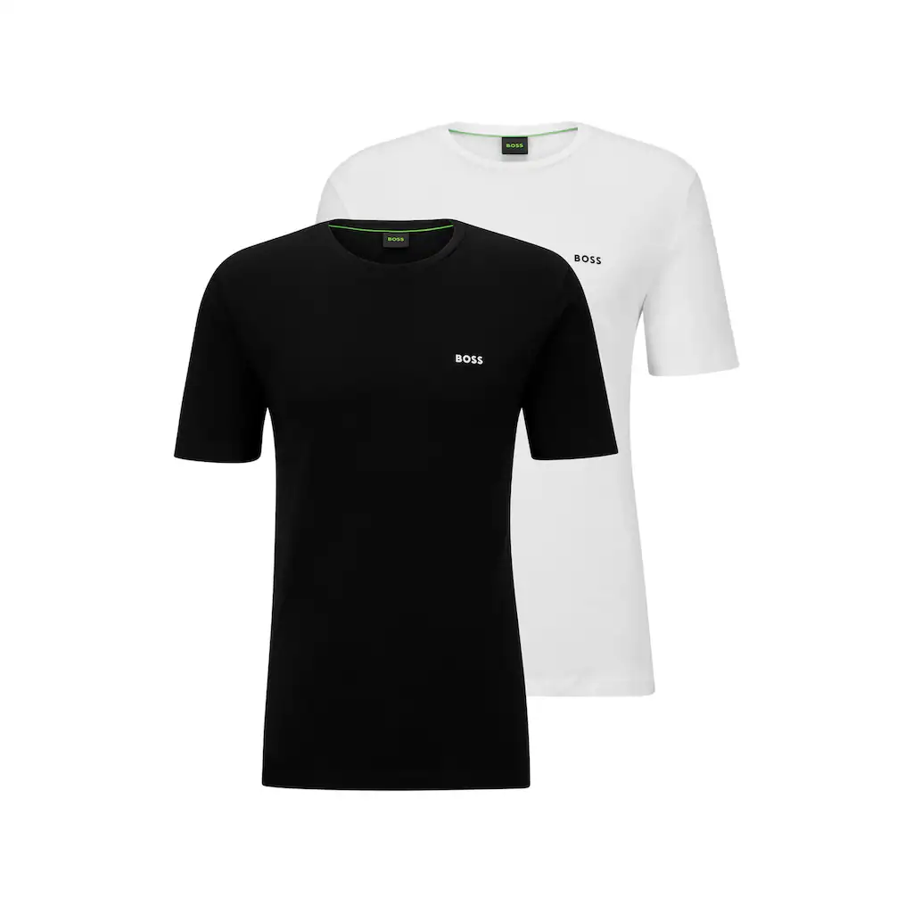 BOSS GREEN T-Shirt (Packung 2) mit Logodruck