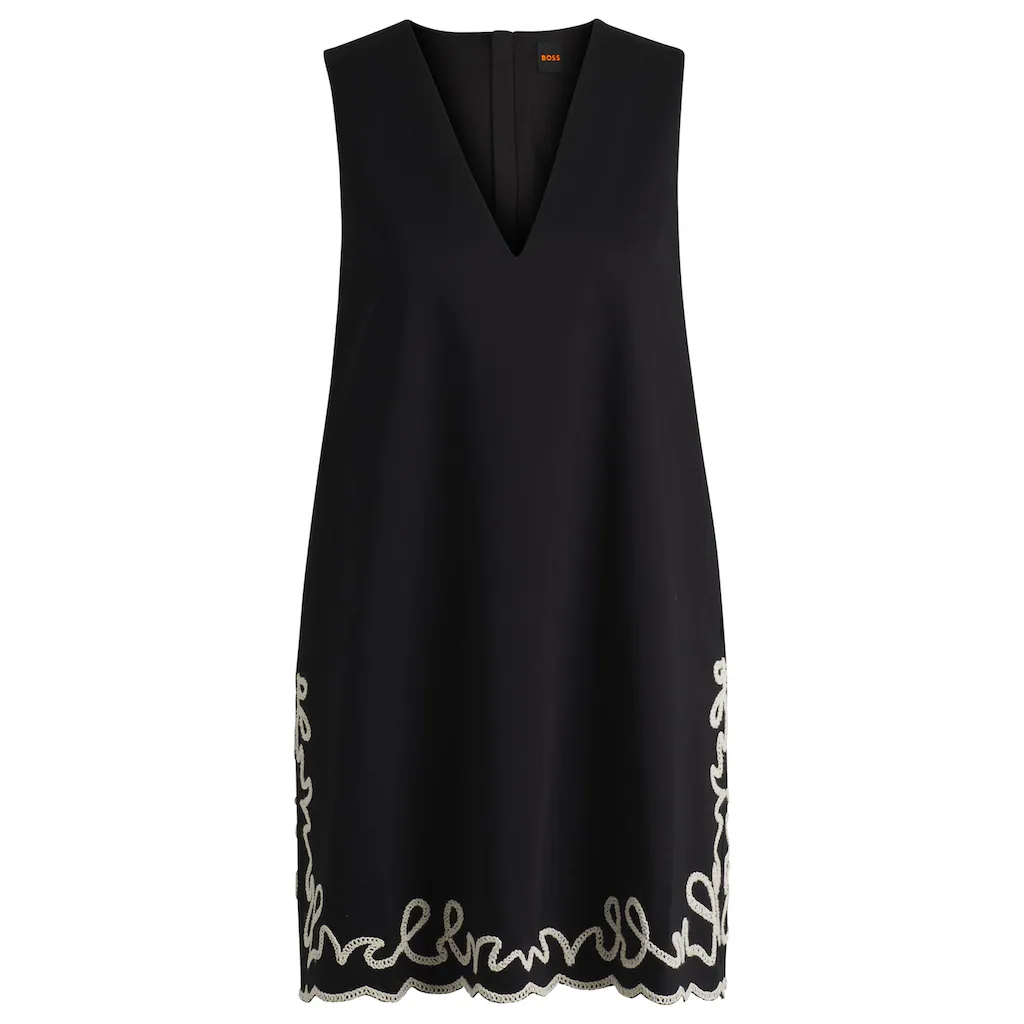 BOSS ORANGE Blusenkleid »C_Dembrolai« Mit Stickerei