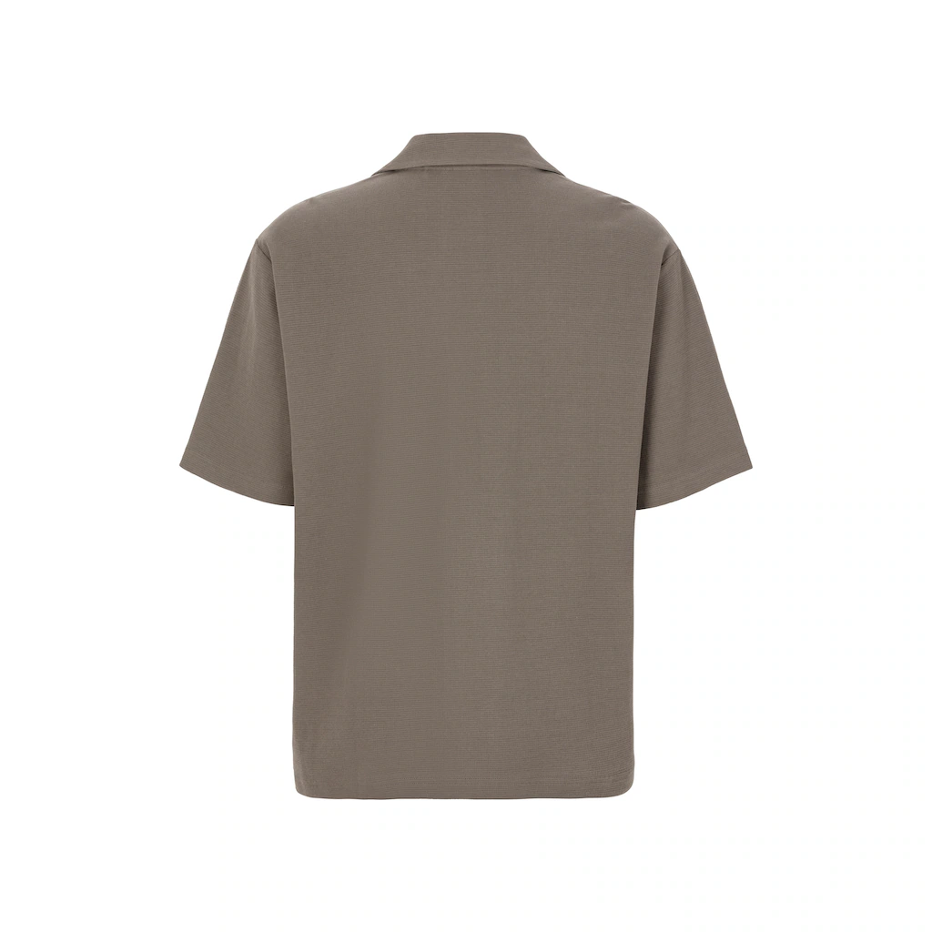 BOSS ORANGE Kurzarmshirt »Pe_waffleshirt« Mit Ton-in-Ton Logo