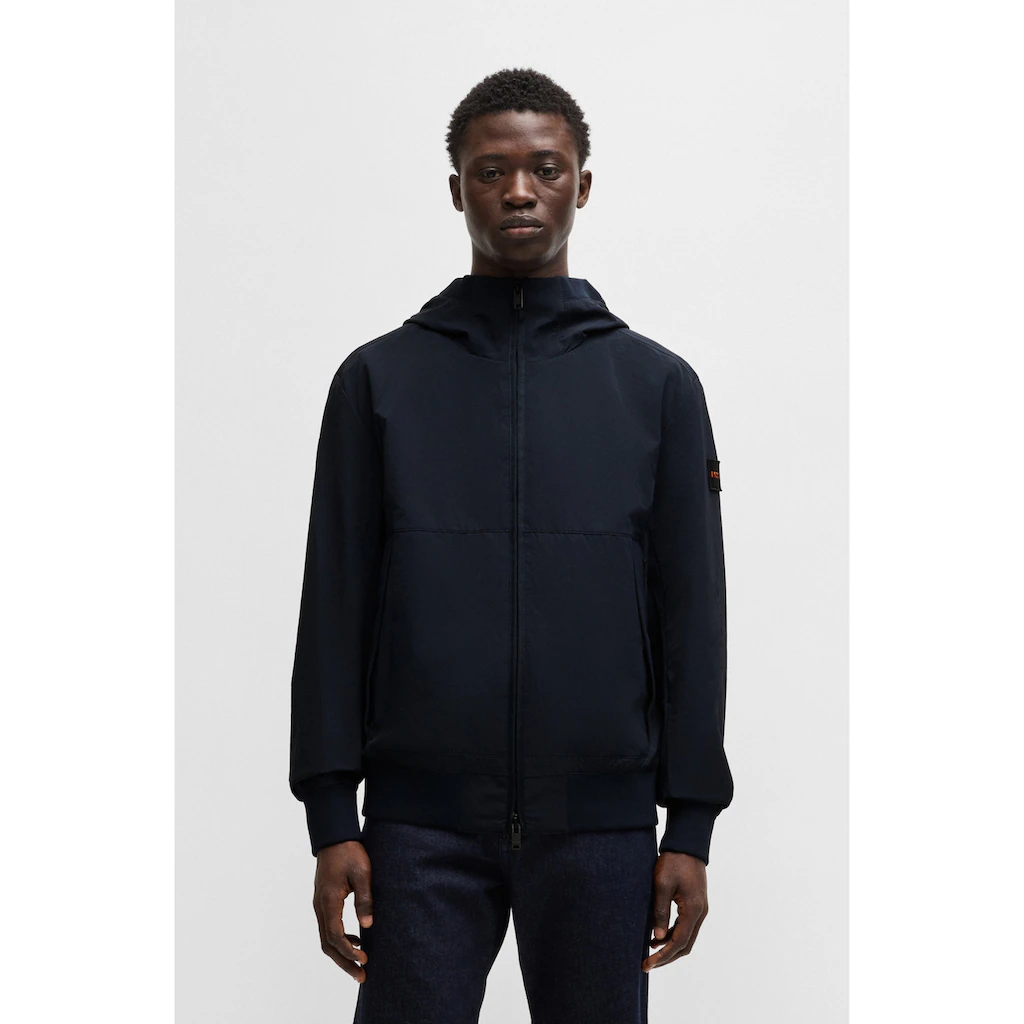 BOSS ORANGE Outdoorjacke »Oloco« mit Kapuze mit Kapuze