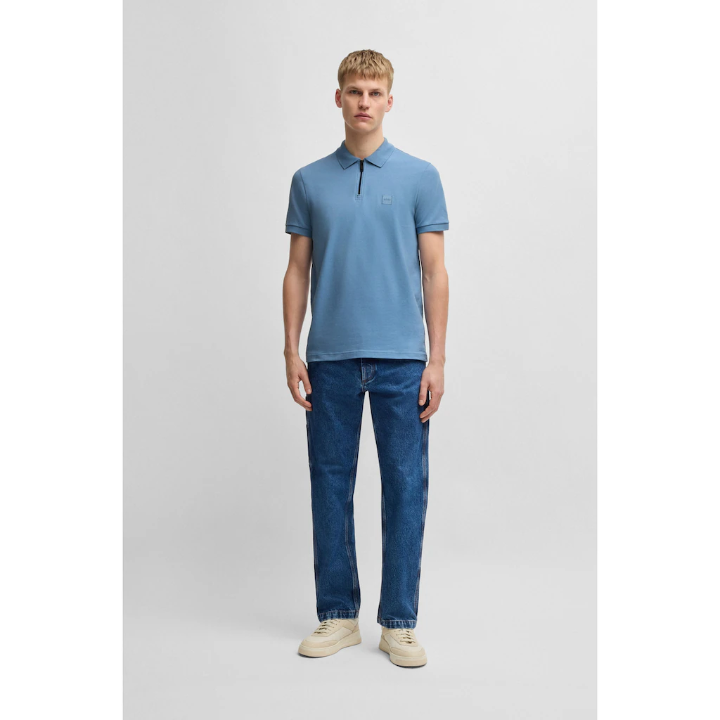 BOSS ORANGE Poloshirt »Passerzip 1025« Mit Polokragen