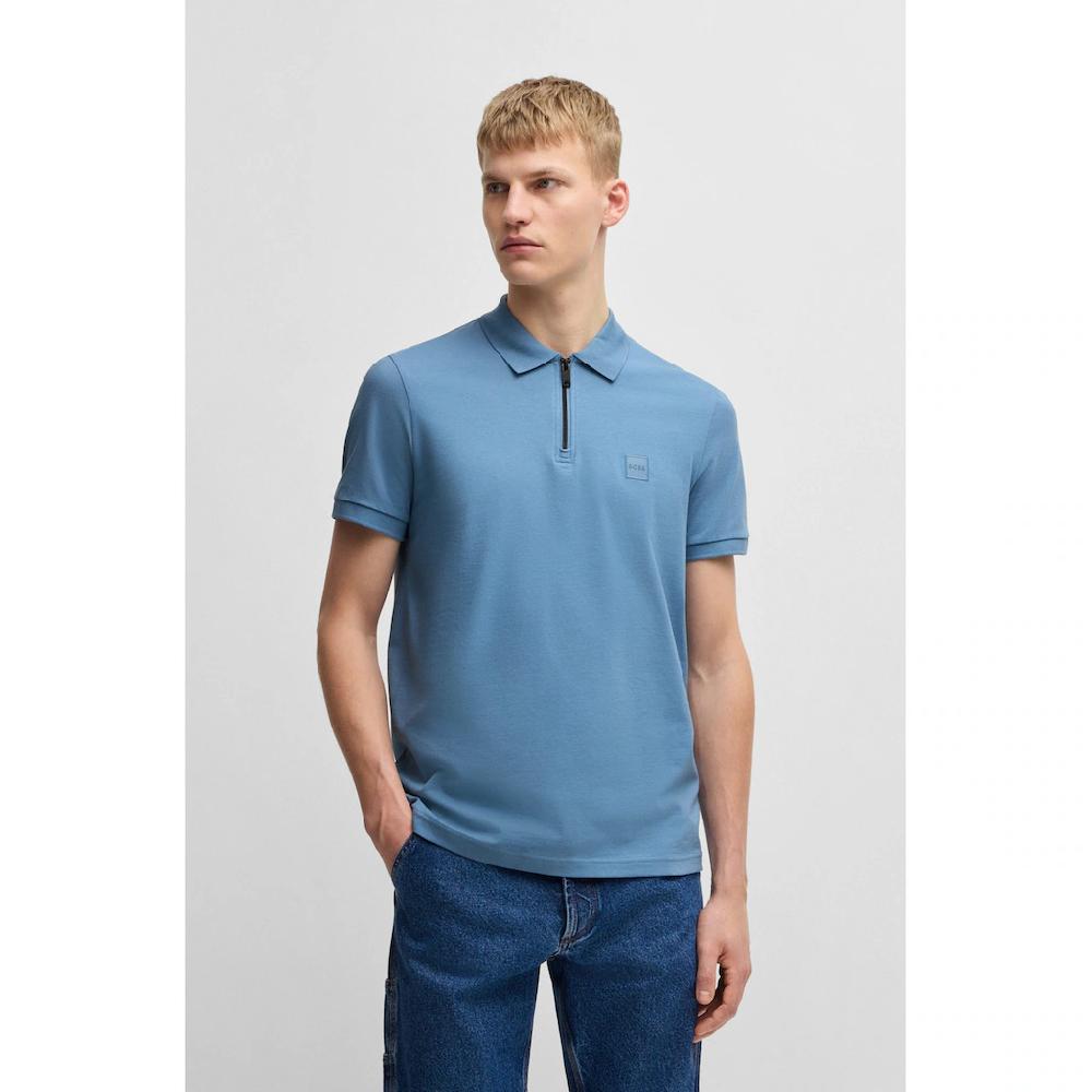 BOSS ORANGE Poloshirt »Passerzip 1025« mit Polokragen