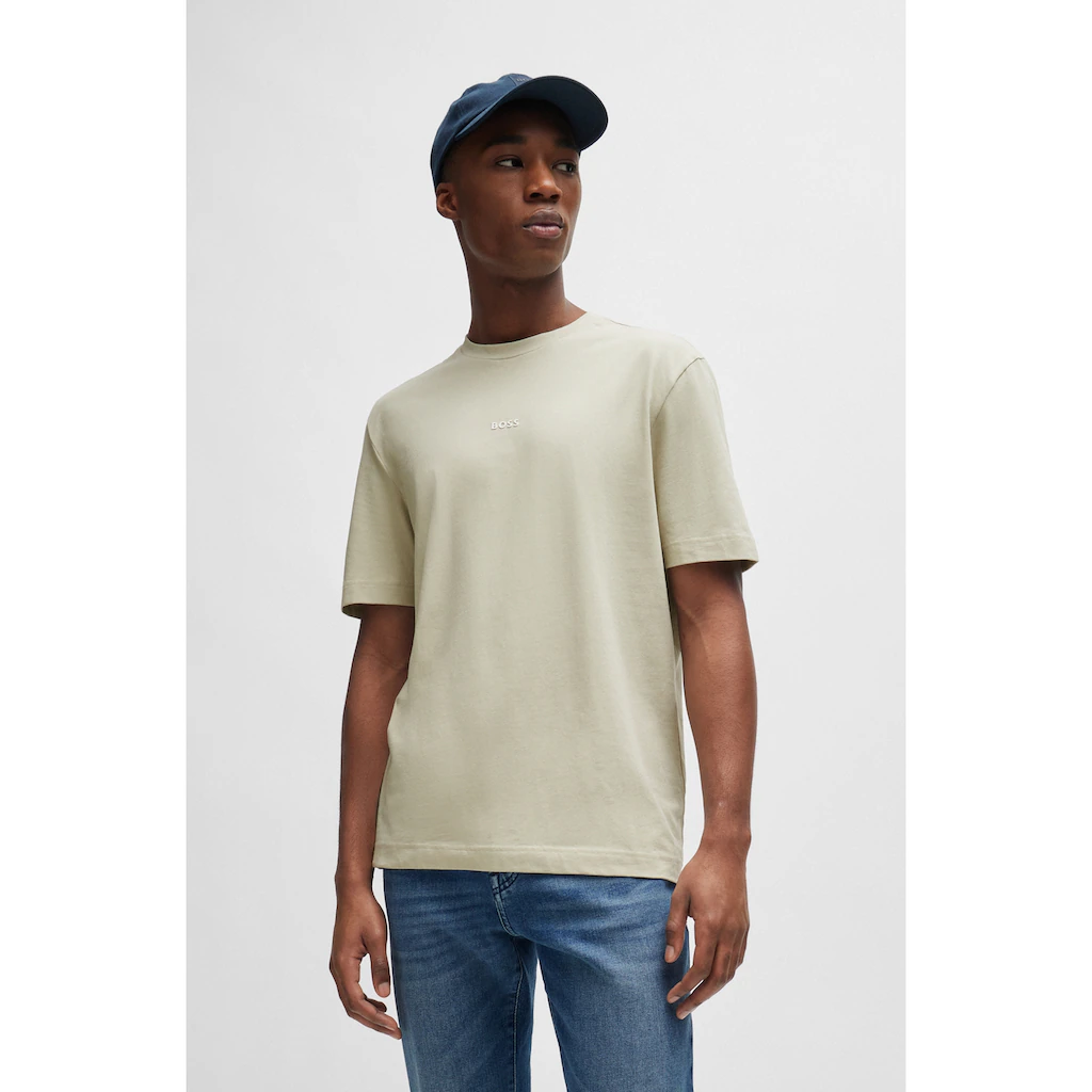 BOSS ORANGE Print-Shirt »TChup« (1 tlg.) mit Marken-Print auf der Brust