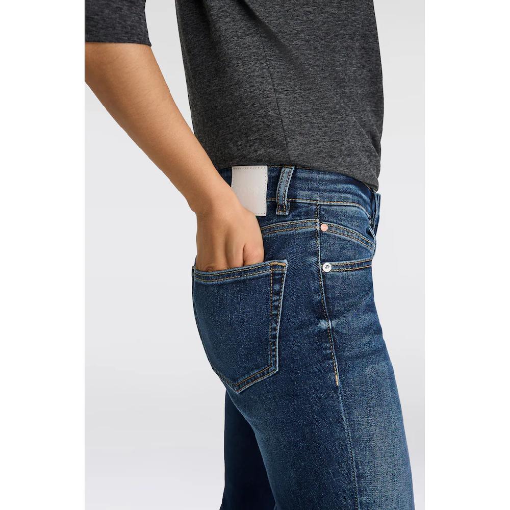 BOSS ORANGE Slim-fit-Jeans »Jackie Mid Rise Mid Waist Mittlere Leibhöhe Premium Denim Jeans« (BOSS ORANGE DENIM) Mid Waist