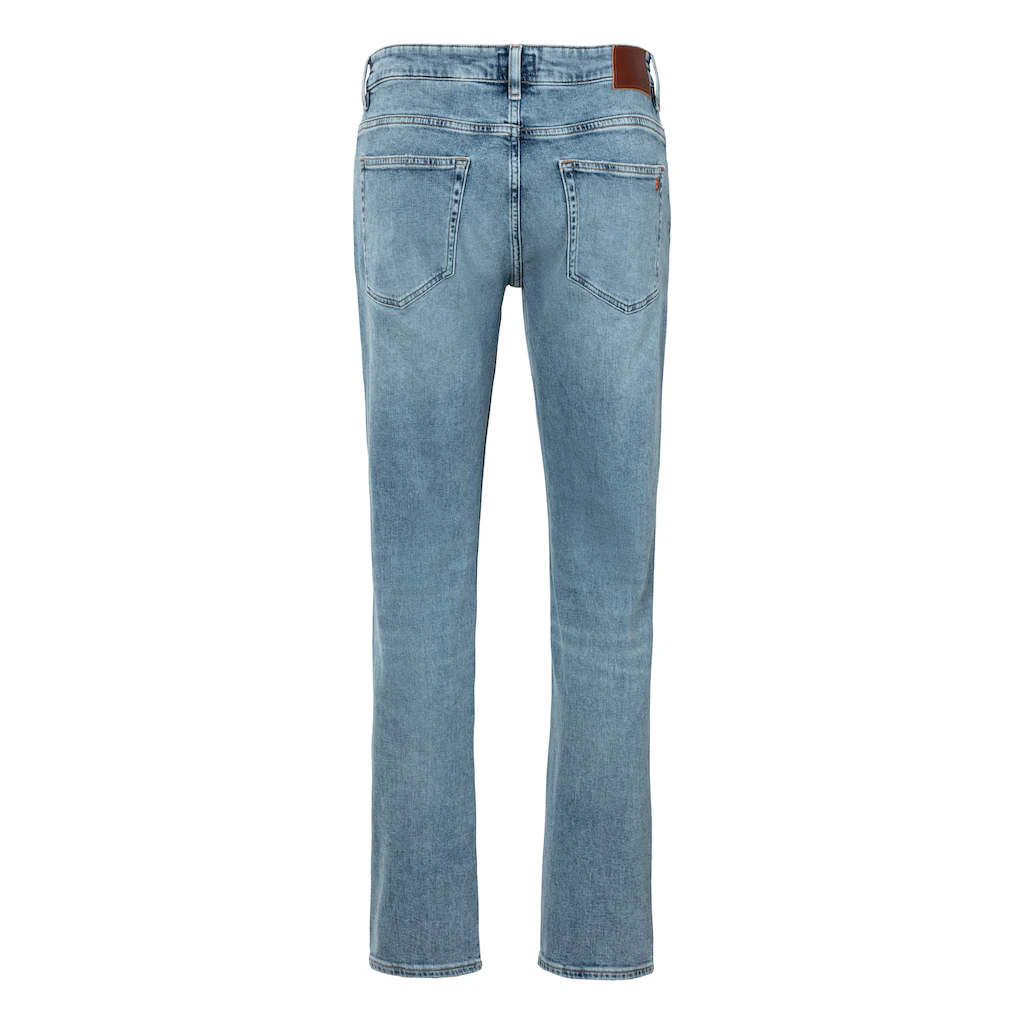 BOSS ORANGE Straight-Jeans »DELAWARE BO« Mit Leder-Badge