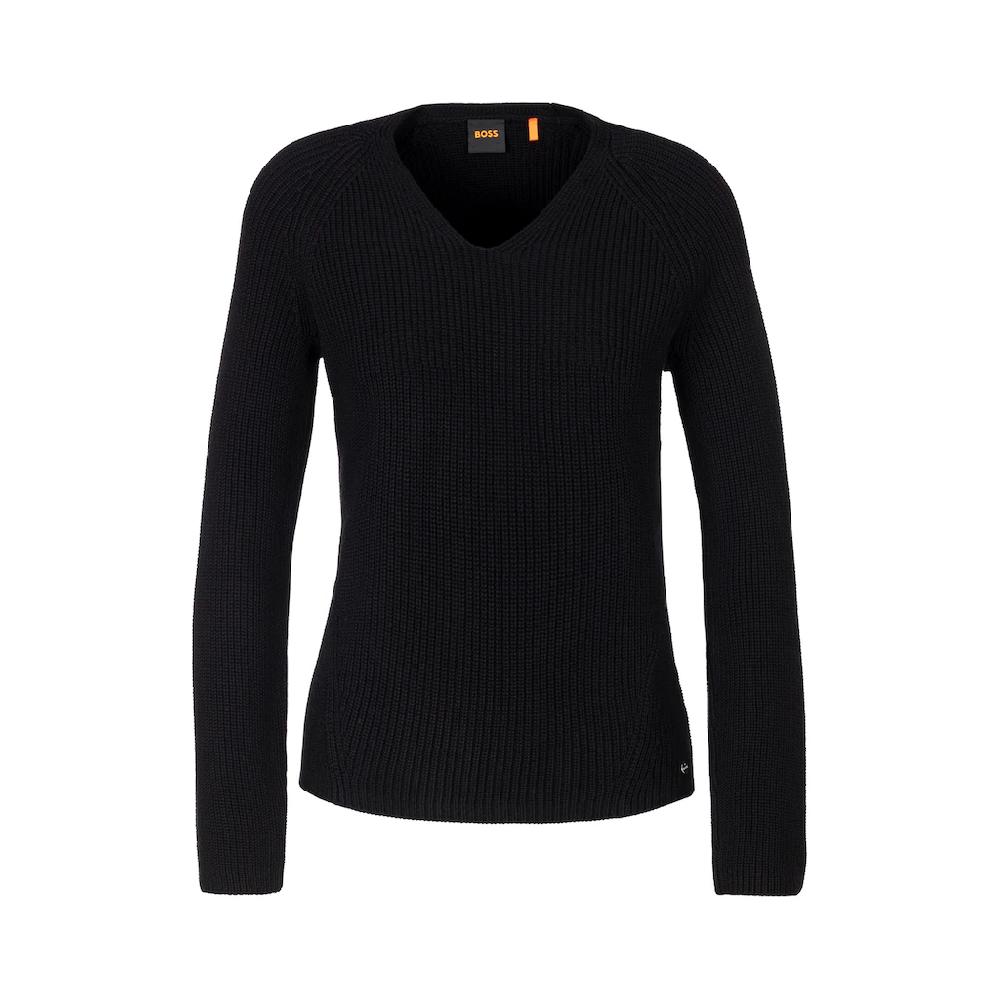 BOSS ORANGE Strickpullover »C_Fardin« mit Charm mit BOSS Logo