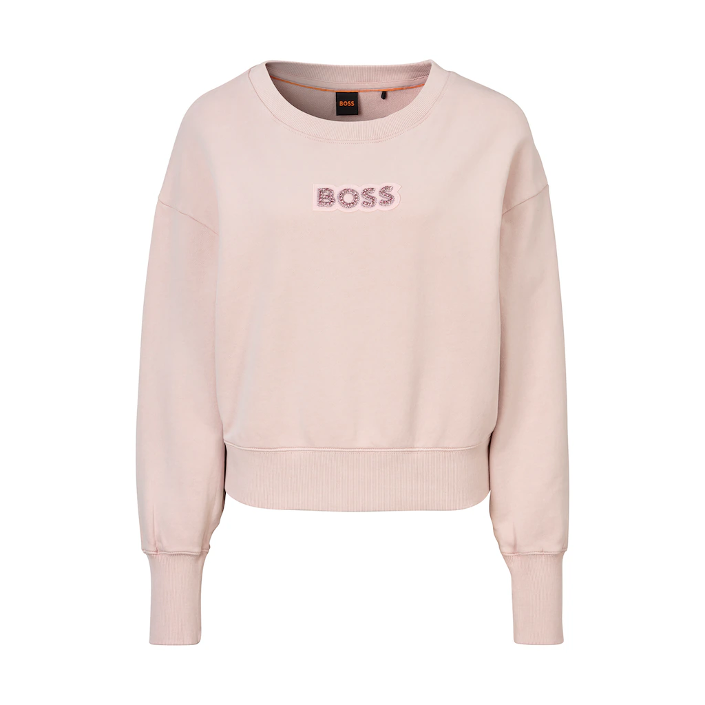BOSS ORANGE Sweatshirt »C_Elay_stonebadge« mit BOSS Logo