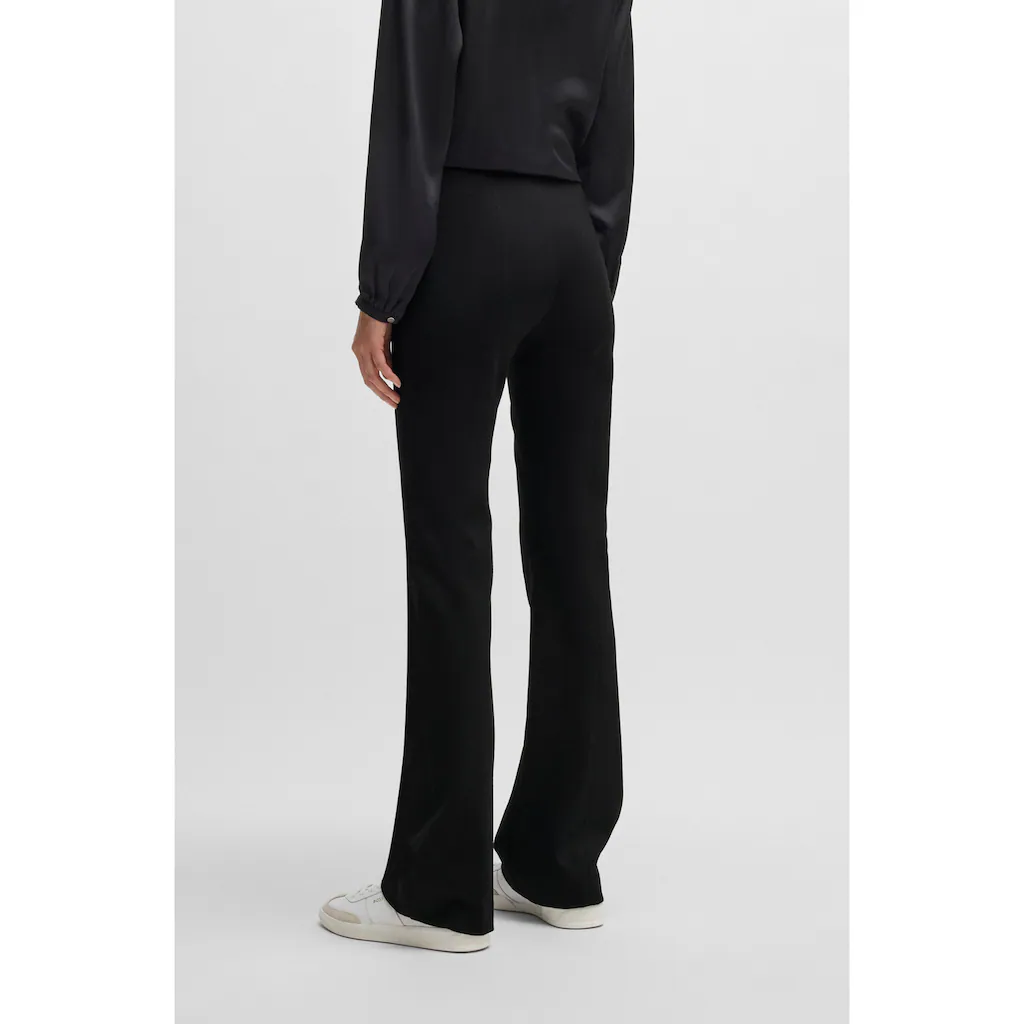 BOSS ORANGE Webhose »C_Taboot« Mit Seitlichem Reißverschluss Flared Form Milano Qualität Loungewear