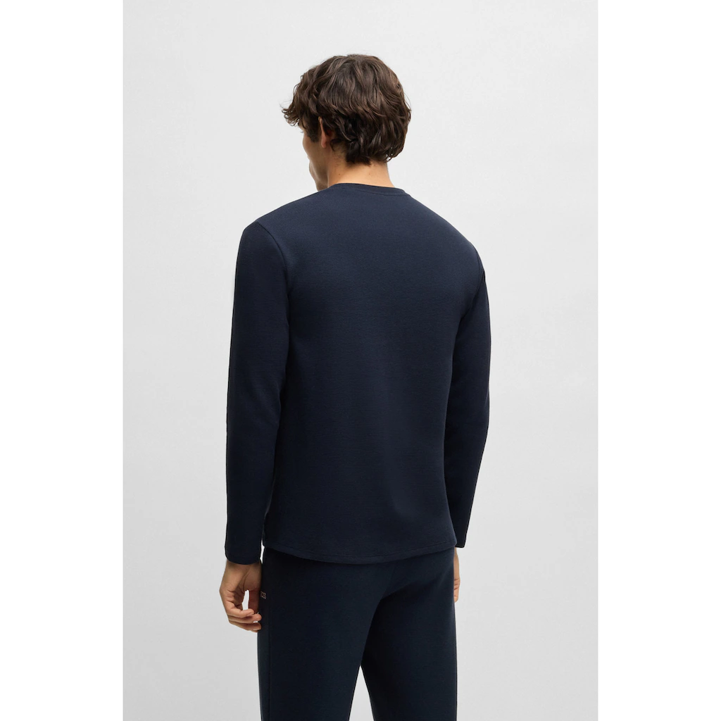 BOSS Pyjamaoberteil »Waffle LS-Shirt« ▷ Bestellen